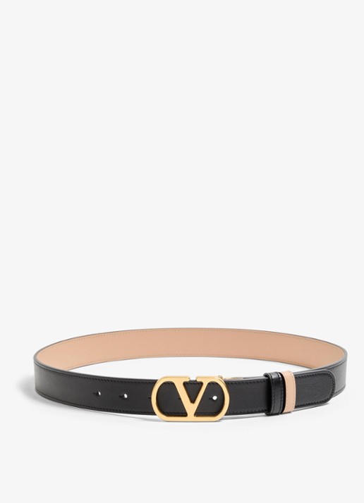 Valentino Garavani VLogo Signature reversible riem van kalfsleer