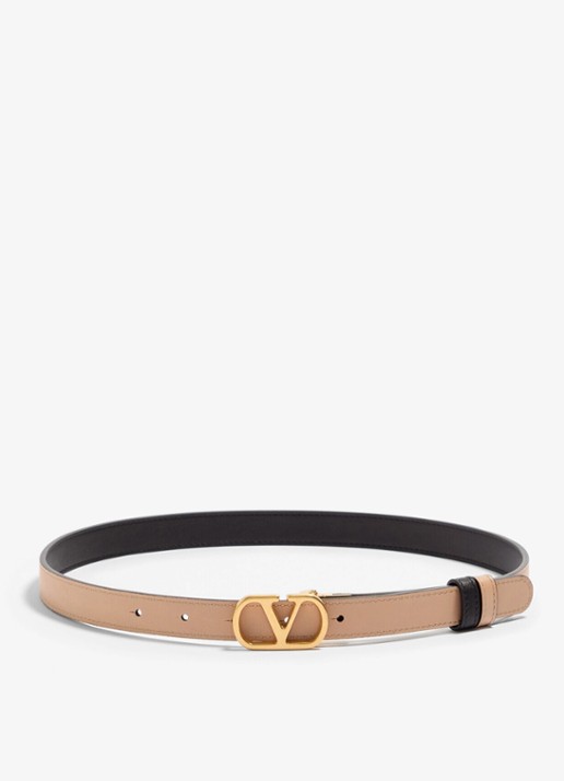 Valentino Garavani VLogo Signature reversible riem van kalfsleer