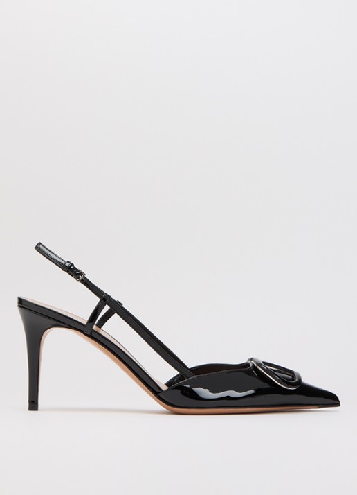 Valentino Garavani VLogo Signature slingback van lakleer
