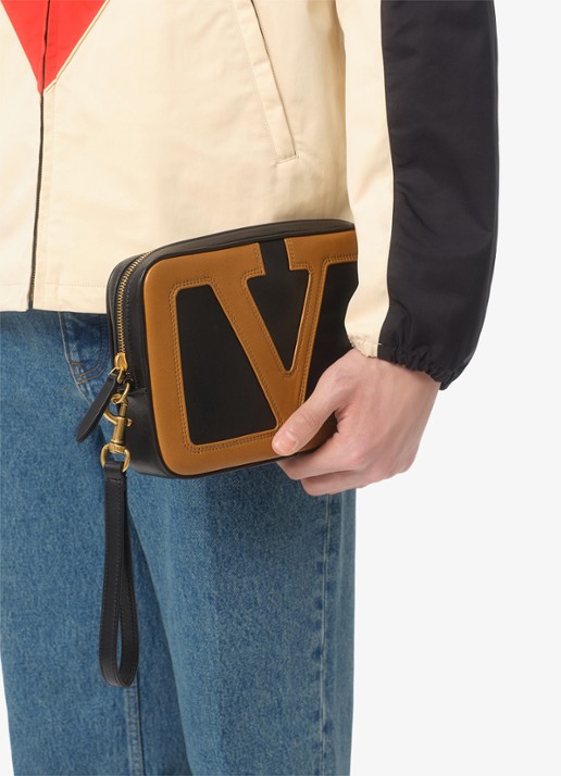 Valentino Garavani Windjack met capuchon en ritszakken - detail 5 beige