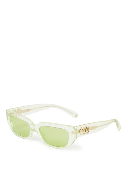 Valentino Zonnebril VA4080 - voorkant lime