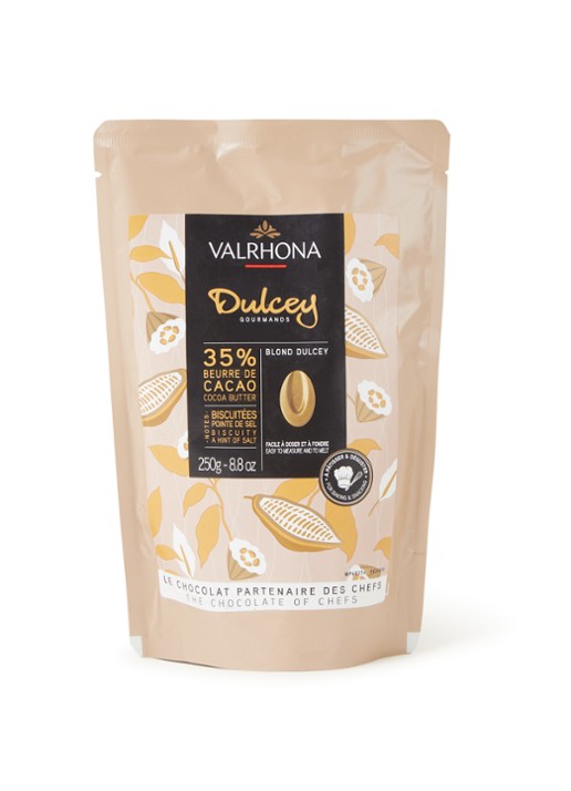 Valrhona Dulcey 35% blond chocolade 250 gram - voorkant undefined