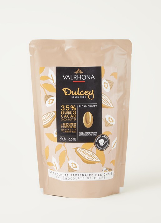 Valrhona Dulcey 35% blond chocolade 250 gram - voorkant 2 undefined