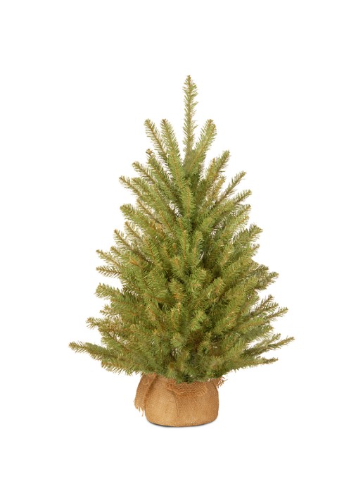 Van Der Gucht Dunhill Fir kunstkerstboom met burlap 91 cm