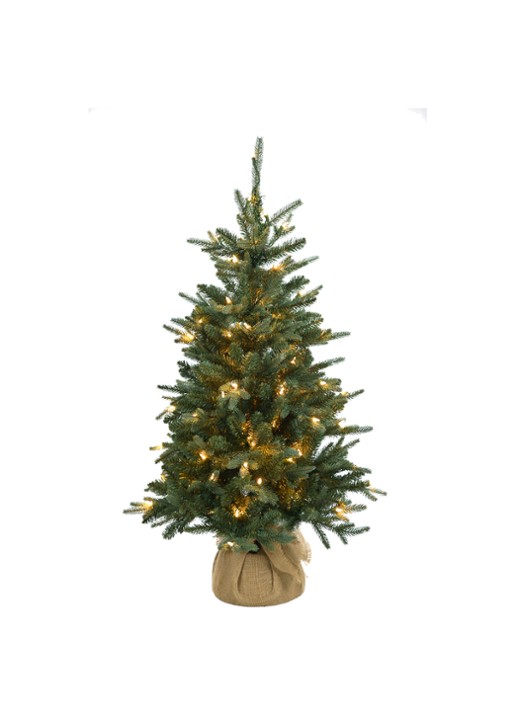 Van Der Gucht Everton kunstkerstboom met LED verlichting 122 cm