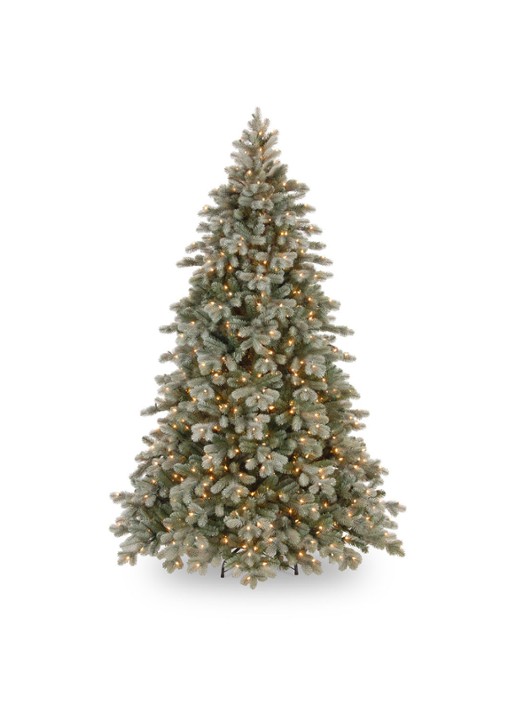 Van Der Gucht Frosted Colorado kunstkerstboom met LED verlichting 213 cm