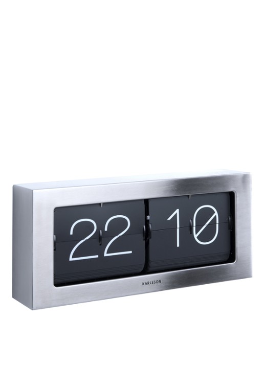 Van Der Gucht Mr. White wandklok 51 cm - voorkant 2 zilver
