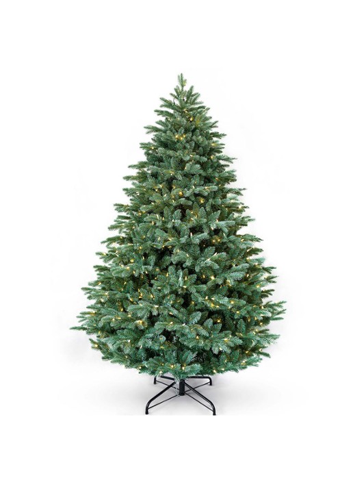 Van Der Gucht Mulberry Green kunstkerstboom met LED verlichting 183 cm