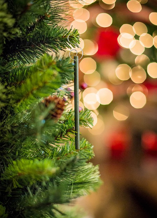 Van Der Gucht O Christmas Tree geurstokjes set van 6 - achterkant groen