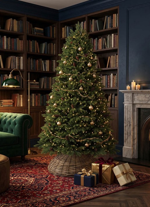 Van Der Gucht Oakland kunstkerstboom 225 cm - achterkant 3 groen