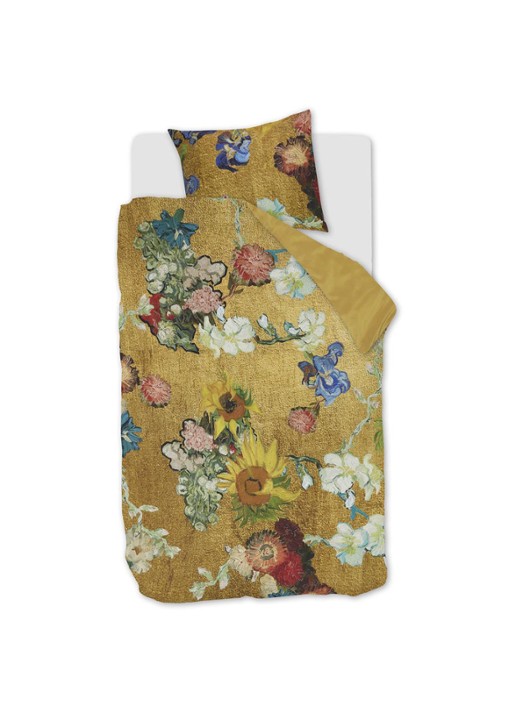 Van Gogh Museum Partout des Fleurs dekbedovertrek van katoensatijn - inclusief kussensloop