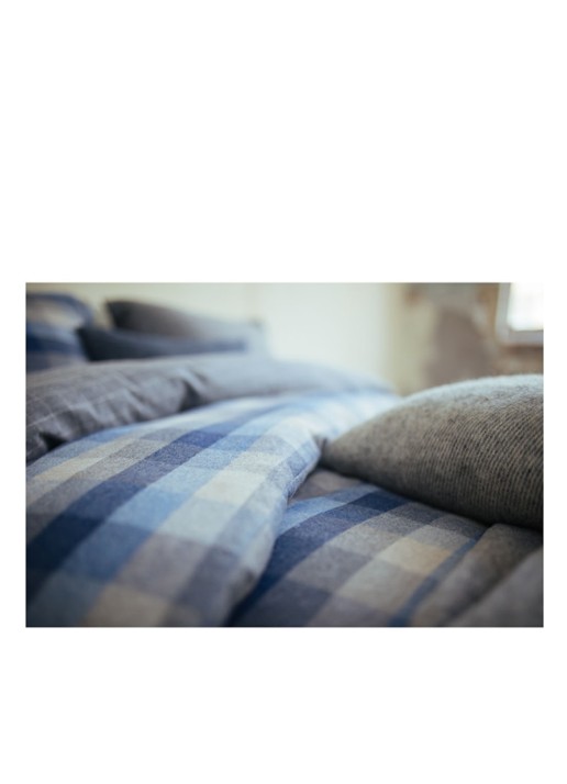 Vandyck Flanel Skagen dekbedovertrekset - inclusief kussenslopen - detail 6 donkerblauw