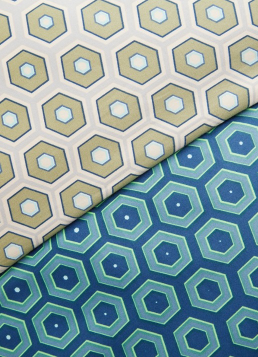 Vandyck Future dekbedovertrekset van katoensatijn 200TC - inclusief kussenslopen - detail 3 zeegroen