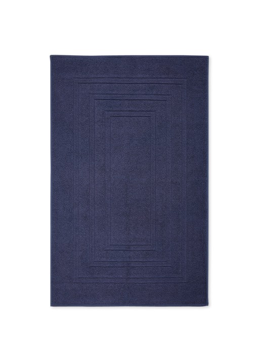 Vandyck Houston badmat 62 x 100 cm - voorkant middenblauw