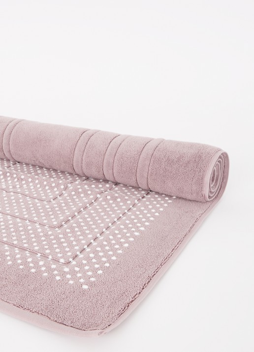 Vandyck Houston badmat 70 x 140 cm - voorkant 2 oudroze