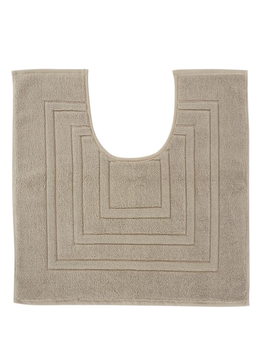 Vandyck Houston toiletmat 1200 gr/m2 - 60 x 60 cm - voorkant olijfgroen