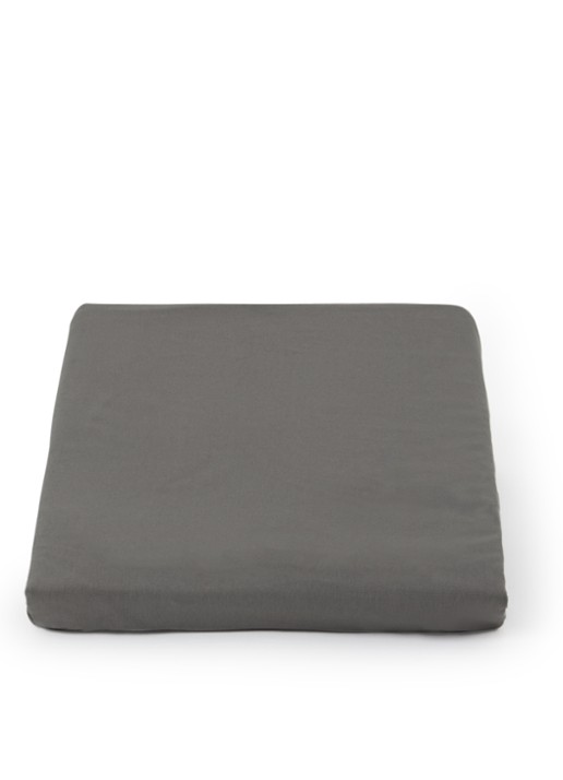 Vandyck Jersey Supreme topper hoeslaken van katoen jersey, hoekhoogte 15 cm - voorkant 2 grijs