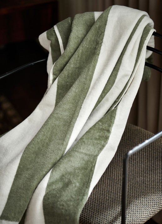 Vandyck Palma strandlaken 100 x 200 cm - achterkant groen