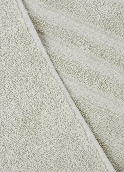 Vandyck Prestige Lines badhanddoek - 50 gr/m2 - 60 x 110 cm - detail lichtgroen