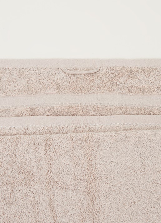 Vandyck Prestige Lines badhanddoek - 500 gr/m2 - 60 x 110 cm  - detail zand