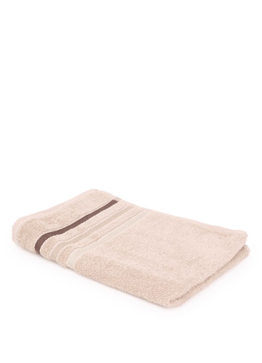 Vandyck Prestige Lines badhanddoek - 500 gr/m2 - voorkant 5 zalmroze