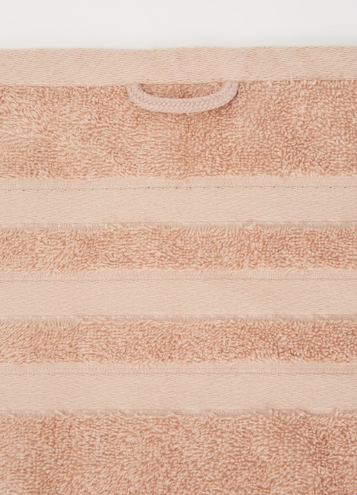 Vandyck Prestige Lines badhanddoek - 500 gr/m2 - detail 3 zalmroze
