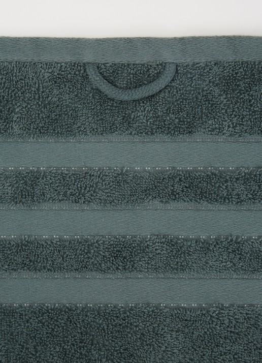 Vandyck Prestige Lines badhanddoek - 500 gr/m2 - detail 5 olijfgroen