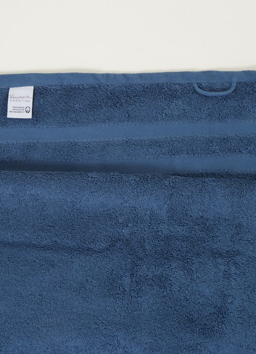 Vandyck Prestige Lines badlaken - 500 gr/m2 - 70 x 140 cm - detail indigo