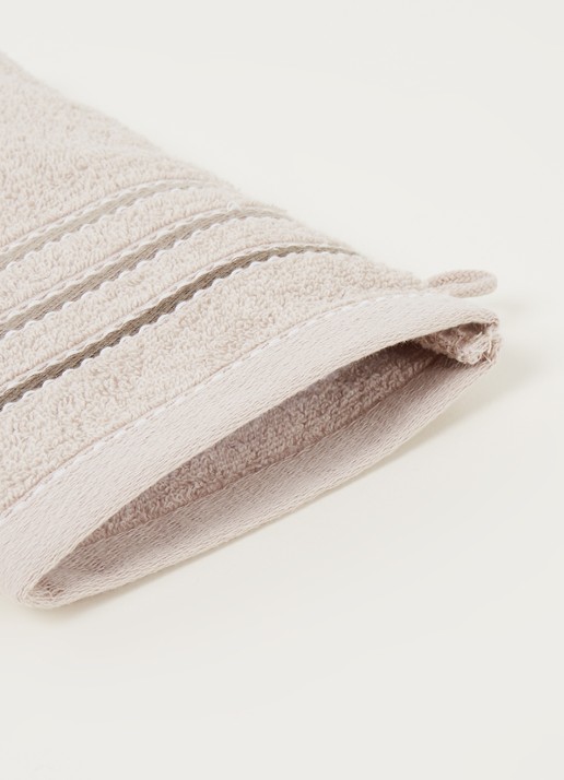 Vandyck Prestige Lines washand - 500 gr/m2 - 16 x 21 cm  - detail 3 zand