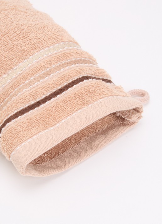 Vandyck Prestige washand - 500 gr/m2 - 16 x 22 cm - detail oudroze