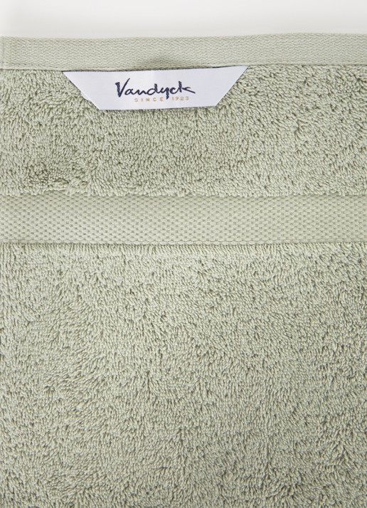 Vandyck Ranger badhanddoek - 650 gr/m2 - 55 x 100 cm - detail 2 olijfgroen