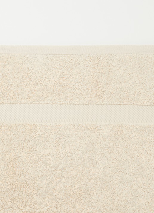 Vandyck Ranger badhanddoek - 650 gr/m2 - 68 x 127 cm - detail 2 creme