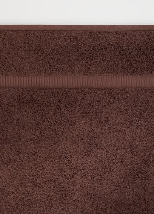 Vandyck Ranger badlaken - 650 gr/m2 - 90 x 180 cm - detail donkerbruin