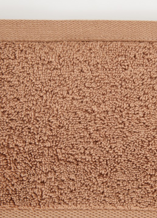 Vandyck Ranger badlaken - 650 gr/m2 - 90 x 180 cm - detail roestbruin