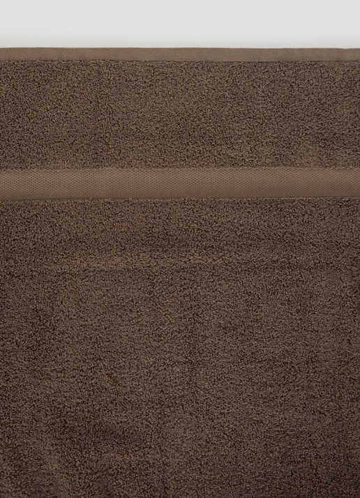 Vandyck Ranger badlaken - 650 gr/m2 - 90 x 180 cm - detail bronsgroen