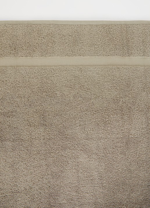 Vandyck Ranger badlaken - 650 gr/m2 - 90 x 180 cm - detail olijfgroen