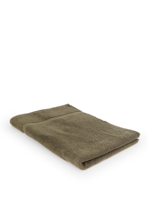 Vandyck Ranger badlaken - 650 gr/m2 - 90 x 180 cm - voorkant 2 legergroen