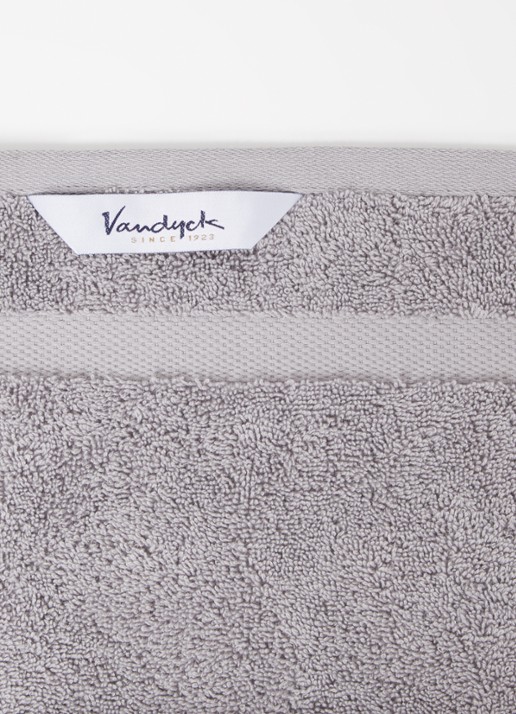 Vandyck Ranger gastendoek - 650 gr/m2 - 40 x 60 cm - detail 2 middengrijs