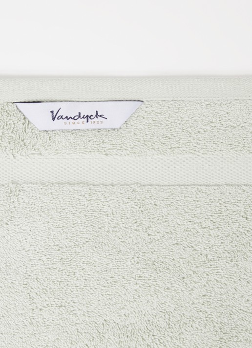 Vandyck Ranger gastendoek - 650 gr/m2 - 40 x 60 cm - detail lindegroen
