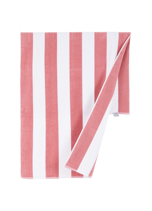 Vandyck Riviera strandlaken 100 x 200 cm  - voorkant roze