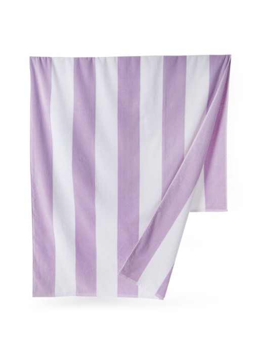 Vandyck Riviera strandlaken 100 x 200 cm  - voorkant lila