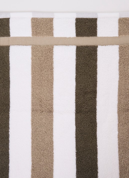 Vandyck Vancouver badhanddoek - 650 gr/m2 - 55 x 100 cm - detail 2 bronsgroen