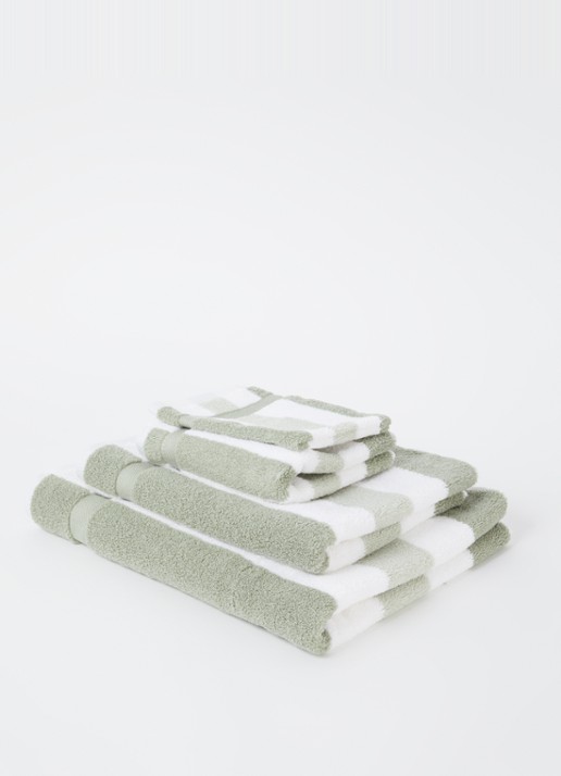 Vandyck Vancouver gastendoek - 650 gr/m2 - 40 x 60 cm - voorkant 2 lindegroen