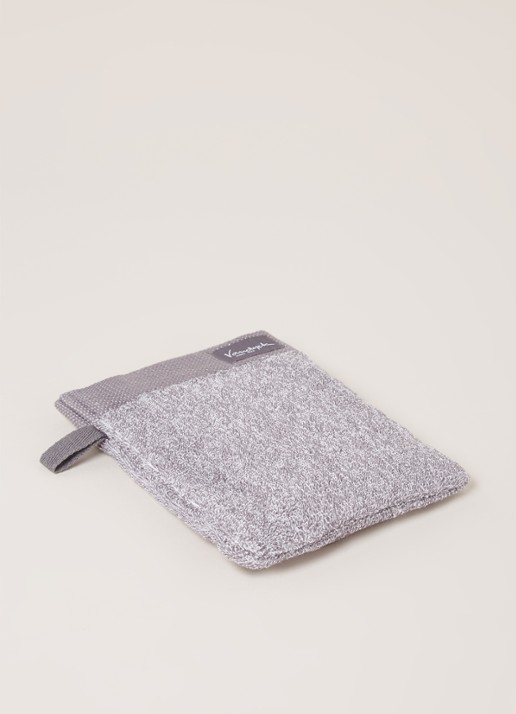 Vandyck Washand - 550 gr/m2 - 16 x 21 cm - voorkant middengrijs