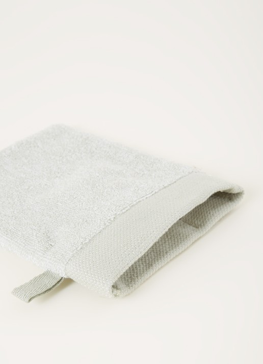 Vandyck Washand - 550 gr/m2 - 16 x 21 cm - detail 3 lichtgroen