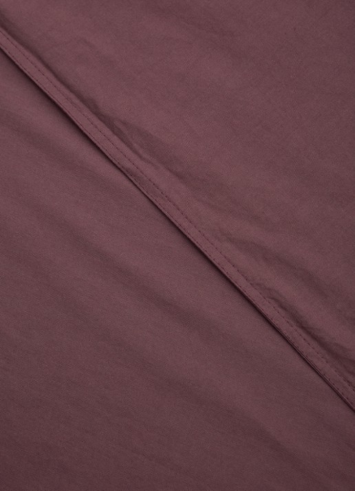 Vandyck Washed Cotton dekbedovertrekset van katoen - inclusief kussensloop - detail 3 aubergine