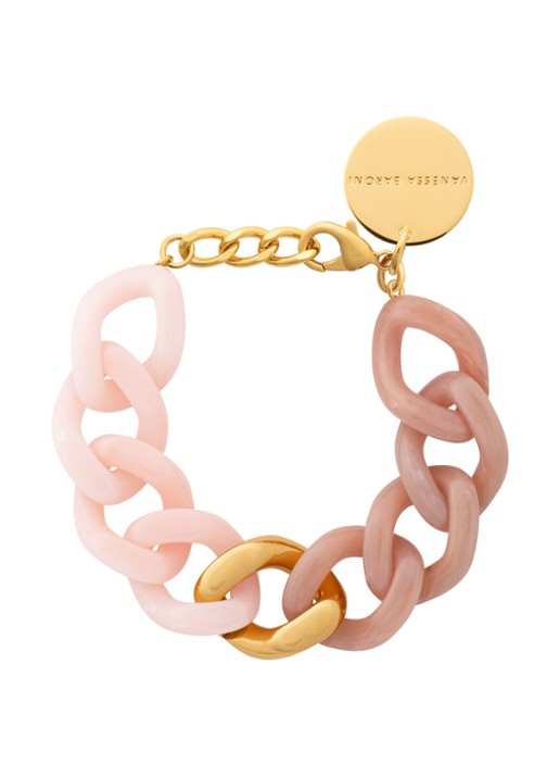Vanessa Baroni Flat Chain armband - voorkant 3 multicolor