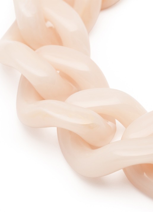 Vanessa Baroni Great schakelarmband  - detail 4 latte marble