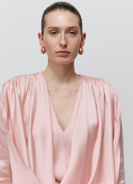 Vanessa Baroni Moon oorstekers - voorkant 3 blush marble