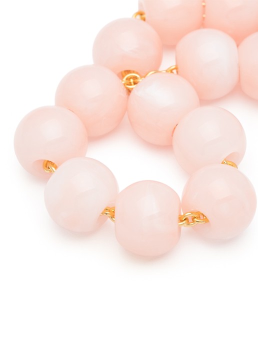 Vanessa Baroni Small Beads kralenketting - detail peach sorbet